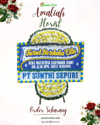 Papan Bunga Duka di Debong Kidul